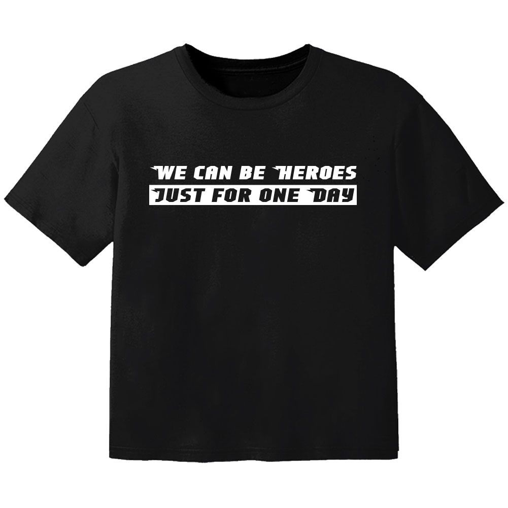 stoer baby t-shirt we can be heroes j