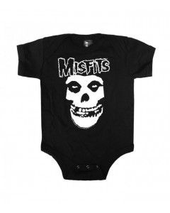 Misfits baby romper Skull