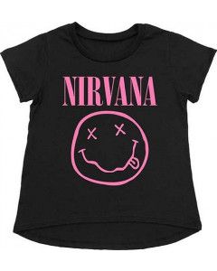 Nirvana T-Shirt Kids Smiley Pink