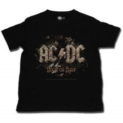 ACDC kinder T-Shirt Rock or Bust
