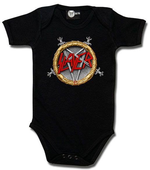 Slayer Rompertje Pentagram baby metal rompertjes